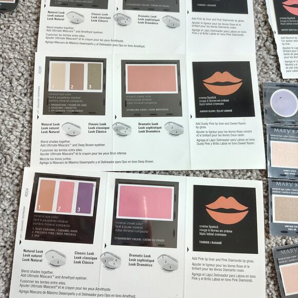 Mary Kay 60+ Samples Eye, Lip, Cheek Color Lot Assorted Variety Consultant 05,07 - Picture 5 of 11